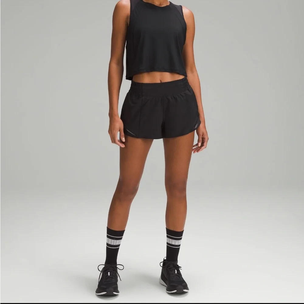 Like New Lululemon Hotty Hot Lined Shorts in Black, Size 10. - Picture 2 of 12